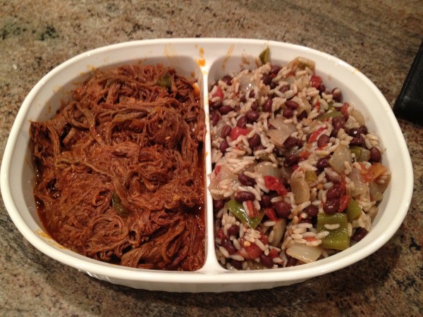 Cuban Ropa Vieja with Black Beans and Rice