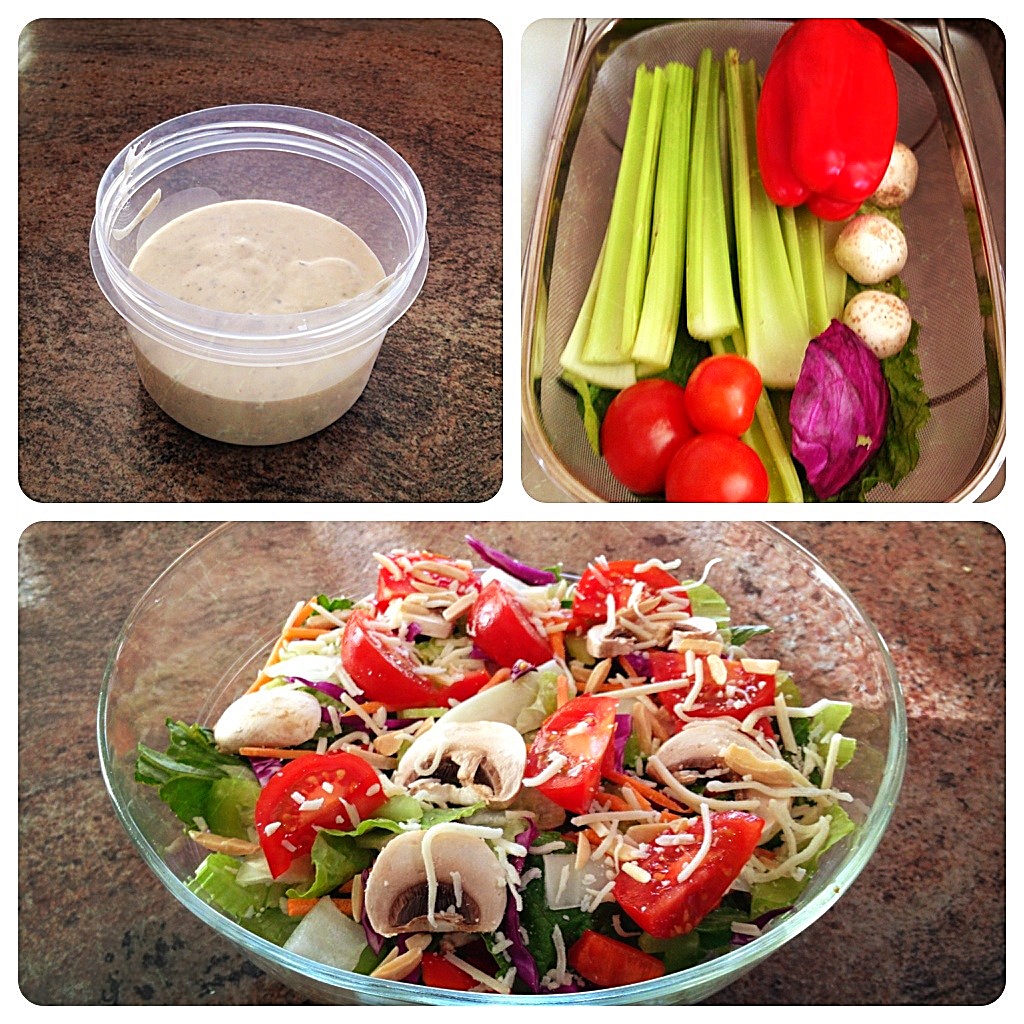 6. 5pm: Making Salad