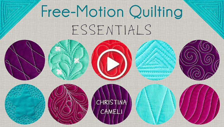 Free-Motion Quilting Essentials with Christina Cameli